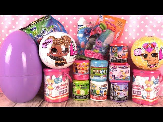 Oeufs Surprise Eggs Poupées LOL Lalaloopsy  Mashems Sachets Surprises