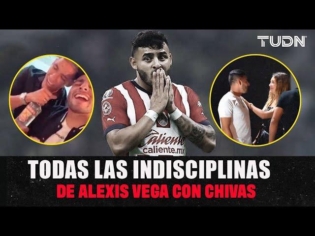 ¡NO ES LA PRIMERA!  Alexis Vega y su historial de indisciplinas en Chivas | TUDN