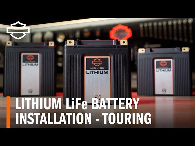 Harley-Davidson Lithium LiFe 8Ah Battery Installation - Touring Motorcycles