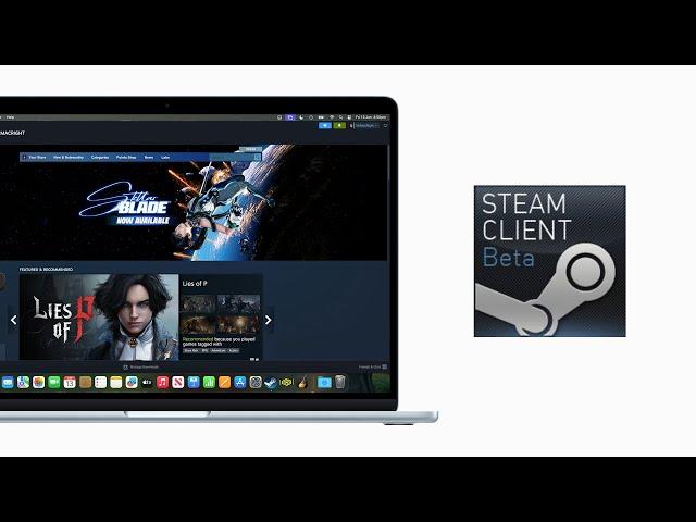 Testing Steam's Native Apple silicon Mac client Beta