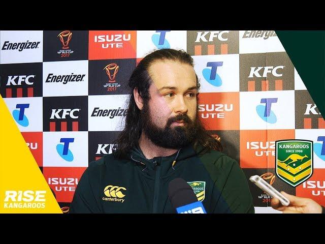 Kangaroos v France Post Match: Aaron Woods