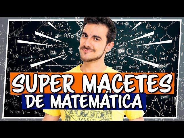 3 SUPER MACETES DE MATEMÁTICA PARA O ENEM