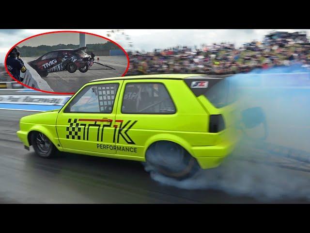 Chaos, Crashes & World Records! Comp Eliminator Goes Wild at The Main Event 2025 - Santa Pod Raceway