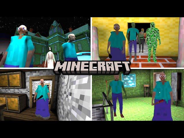 DVloper All Games in Minecraft Atmosphere Full Gameplay - Granny All Chapters The Twins