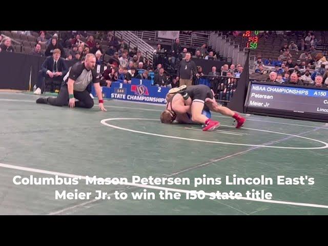 Columbus' Petersen, Delano win state titles