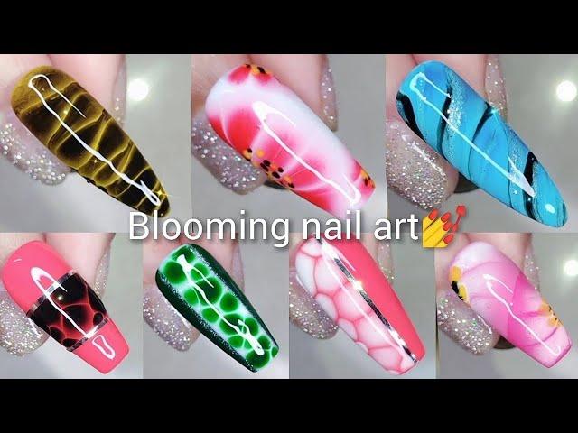 12+ Blooming gel nail art | Simple nail art designs️#nails #nailart #naildesign #nailpolish #nail