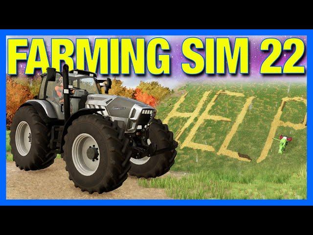 I Built The World's Worst Farm in Farming Simulator 22