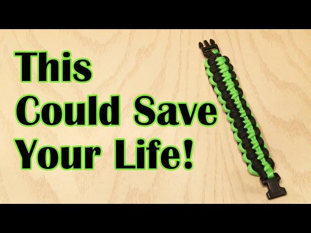 This DIY Paracord Bracelet Could Save Your Life!