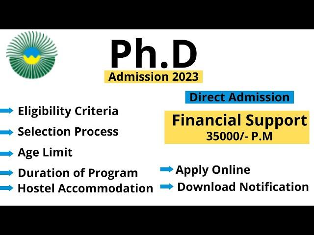 New phd admission 2023 | phd stipend 35000/- | IIM shillong phd | phd notification @theteacherexam