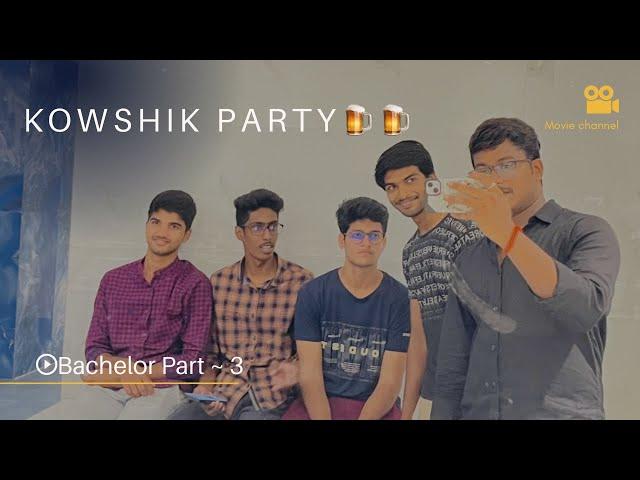 Kowshik gave us Job party 🫶|| Bachelor part ~ 3 || #popular #trending #dailyvlog #comedy #love