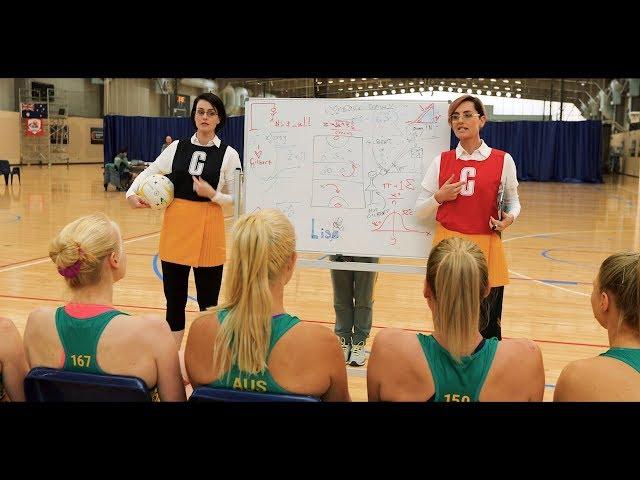 Those Two Girls coach the Australian Diamonds #TeamGirls