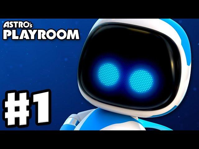 Astro's Playroom - Full Game Walkthrough Part 1 - CPU Plaza and Cooling Springs! (PS5 4K)