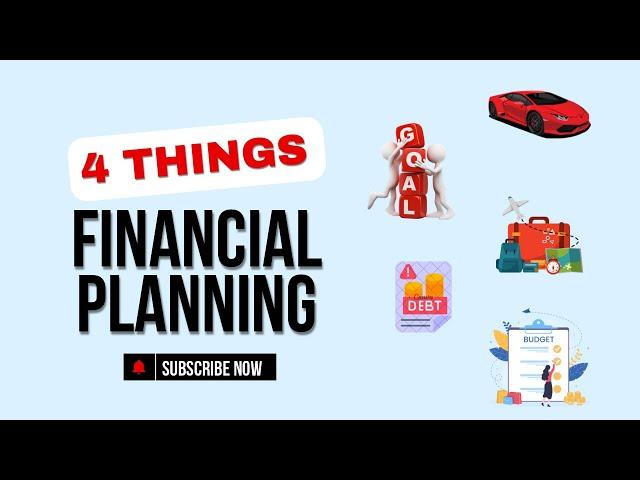 Financial Planning - 4 Things you need to remember| #financialplanning #finance