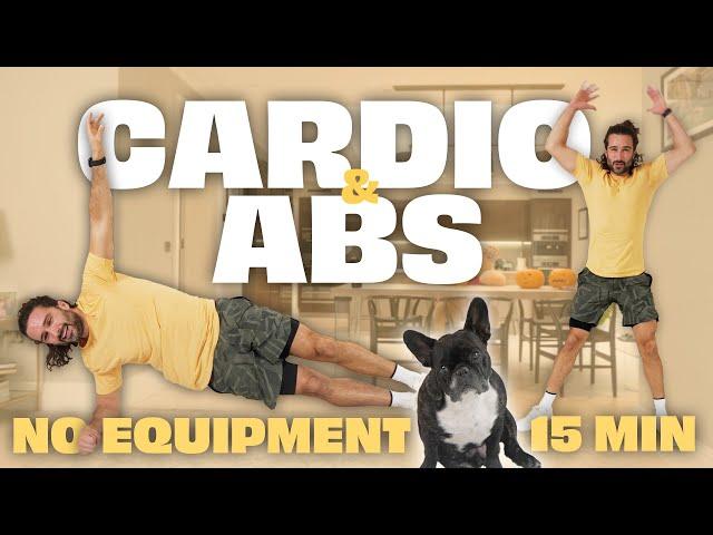 NEW!! 15 Minute CARDIO & ABS Workout  | The Body Coach TV