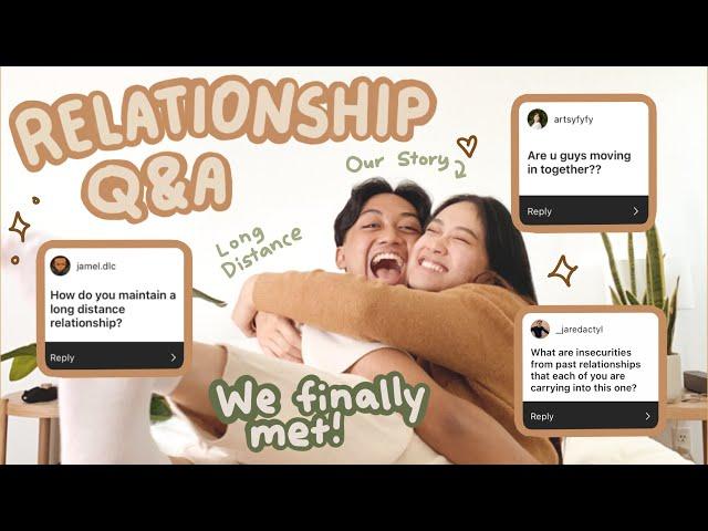 *EMOTIONAL* RELATIONSHIP Q&A: meet my boyfriend | long distance, setting boundaries,  insecurities