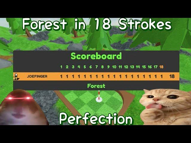 Forest Perfected in 18 • (Center Spawn) • Roblox Super Golf