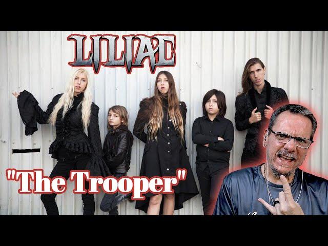 Liliac | The Trooper (Official Cover) | First Time Reaction