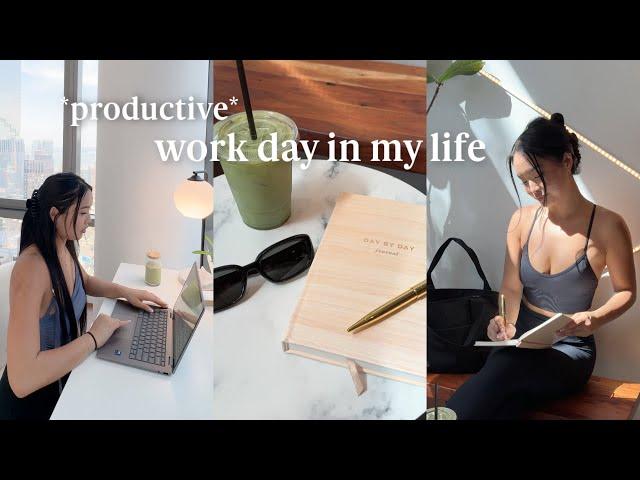 productive days in my life in NYC | full-time content creator & small business owner!