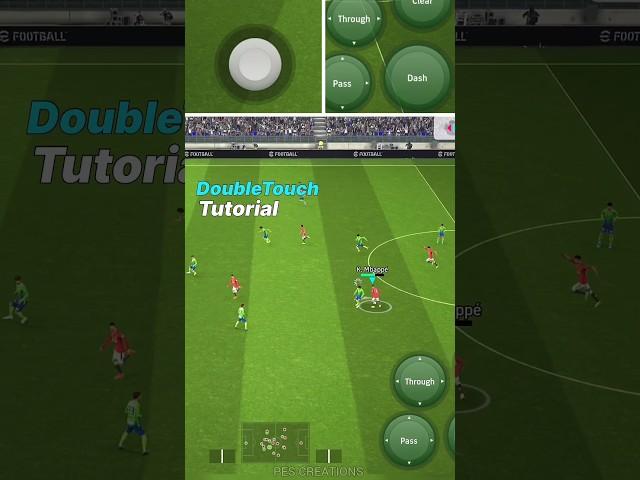 How To Do Double touch in efootball 24 #doubletouch#efootball #efootball2024mobile #tutorial #pes