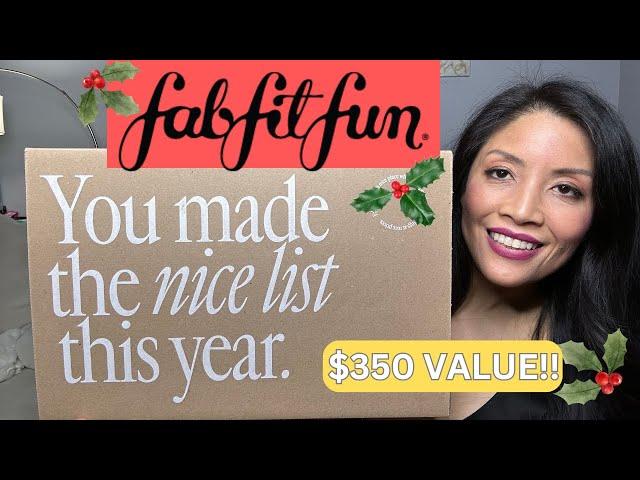 FABFITFUN WINTER BOX 2024 REVEAL & Customization options  #fabfitfunpartner unboxing #fabfitfun