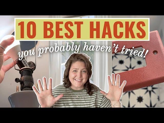 10 EASY Home Hacks that will ELEVATE Your Home | Affordable + Renter Friendly!