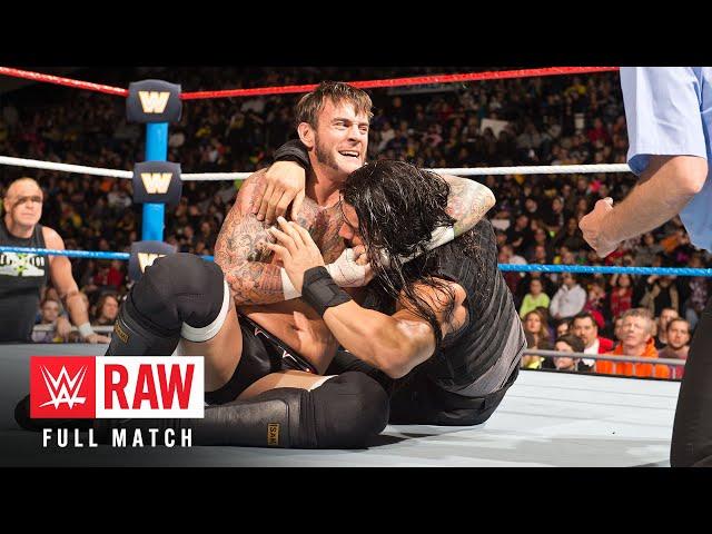 FULL MATCH: CM Punk vs. Roman Reigns: Raw, Jan. 6, 2014