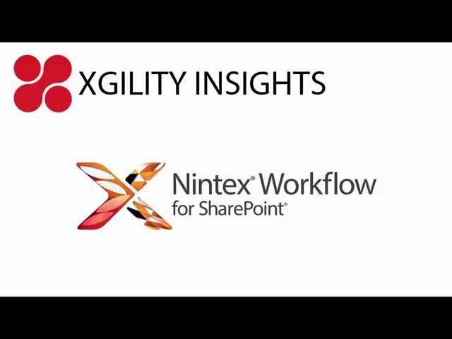 Nintex Video 2: User Interface Overview, The Actions Toolbox