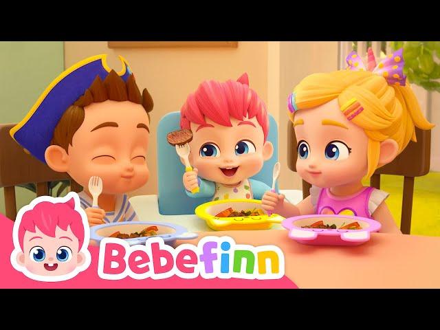  This Is The Way We Eat Our Meal | EP26 | Sing along Bebefinn | Nursery Rhymes & Kids Songs