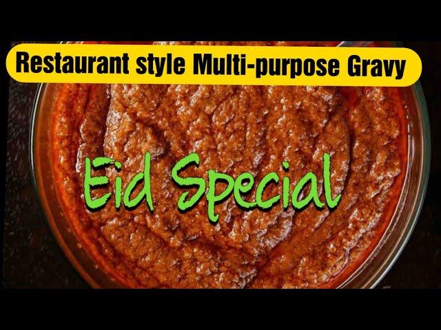 One Curry Base Masala Gravy 20 Curry Recipes || All purpose Gravy Recipe || Hotel Style Gravy