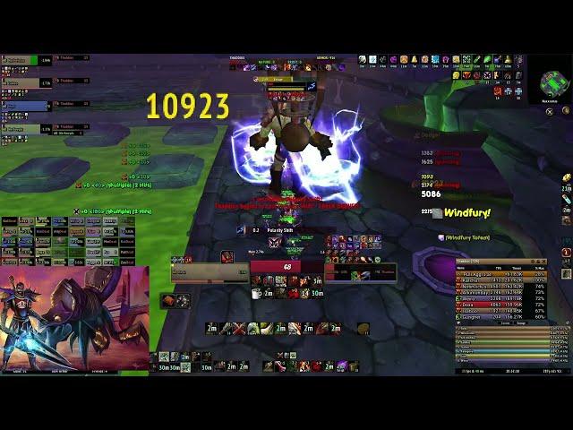 Turtle WoW - 2h Fury Warrior #1 DPS Naxxramas Thaddius 11k Executes