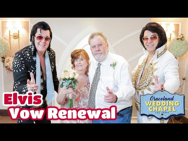 Melanie & Brian's Elvis Vow Renewal in Las Vegas | Graceland Chapel