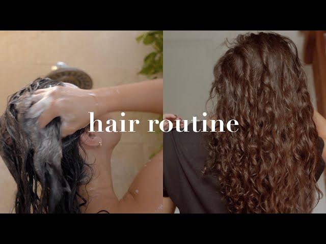 My Natural Curly/Wavy Hair Routine 2019 | Gemary