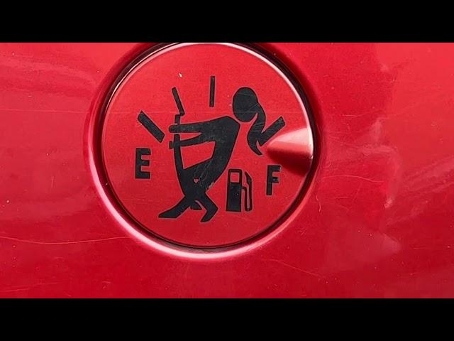 Strange marking on gas cap #cars