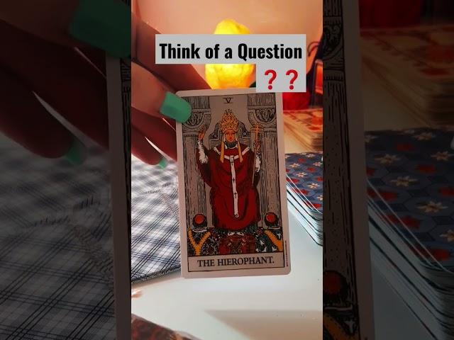 Think of a Question Tarot Reading #lovereading