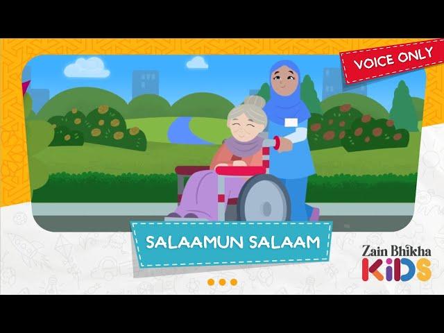 Salaamun Salaam | Voice Only | Zain Bhikha