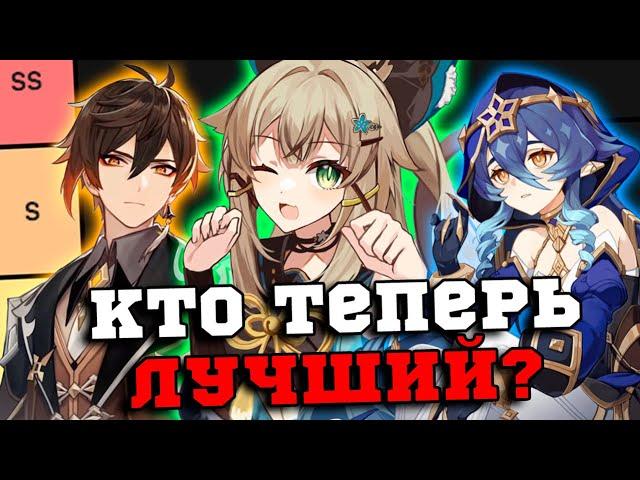 Кто ЛУЧШИЙ щитовик в ИГРЕ? Тир Лист щитов в Геншин Импакт/Genshin Impact 3.7