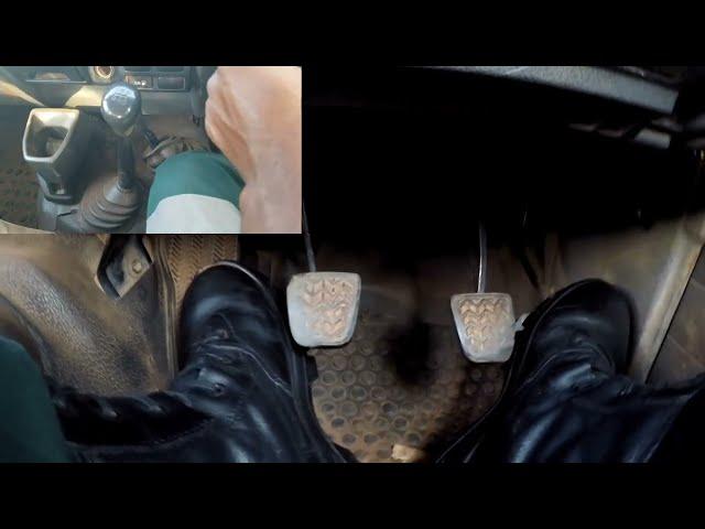 How to shift/balance the clutch & Accelerator(landcruiser)