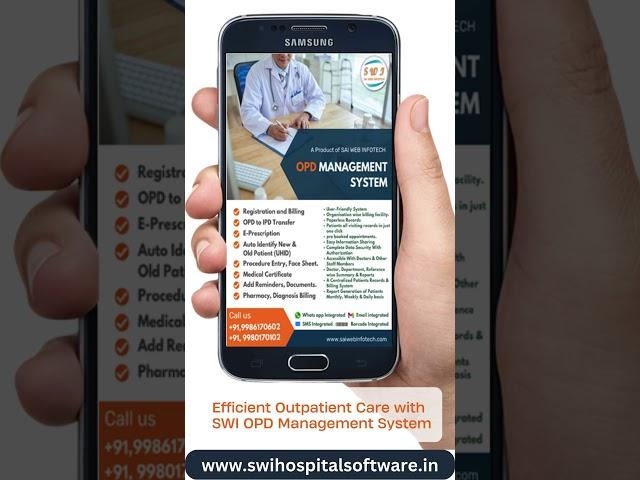 OPD Management Software - OPD Billing Software  #opd #doctor #clinic #hospital #shorts