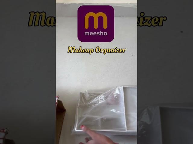 Meesho makeup organiser #meeshofinds #meeshomakeuporganiser #affordable #shorts #meeshohaul