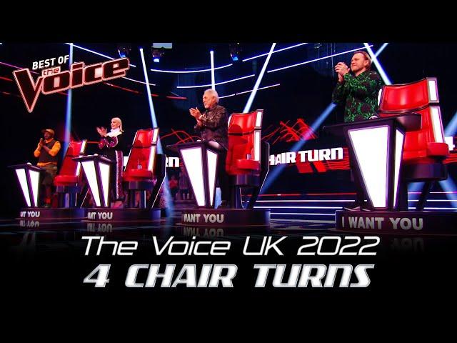 Every 4 CHAIR TURN on The Voice UK 2022