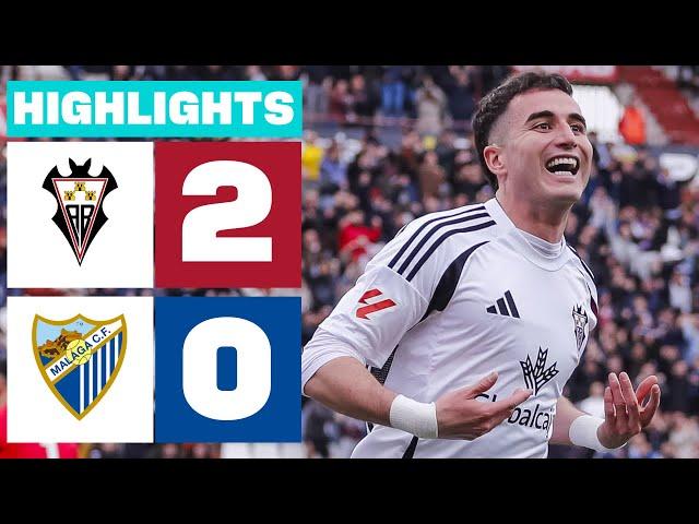 ALBACETE BP 2 - 0 MÁLAGA CF I HIGHLIGHTS LALIGA HYPERMOTION