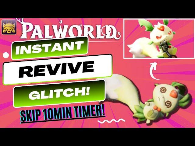 Palworld - INSTANT REVIVE GLITCH After Patch 0.1.3.0 (SKIP TIMER) How To Instantly Revive Pals Fast