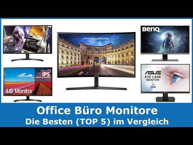 Die besten Office Büro Monitore &  Bildschirme 2024 (TOP 5)  Testsieger Vergleich (gut und günstig)