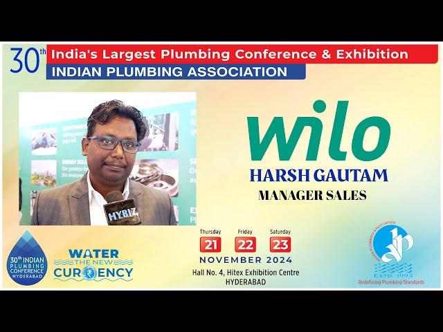 WILO Mather And Platt Pumps  | 30th Indian Plumbing Conference & Exhibition Hyderabad 2024