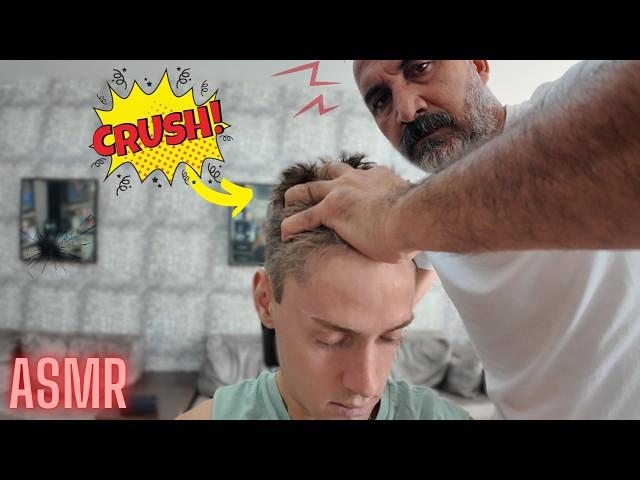 Strong Barber Delivers Powerful Head Massage [$5] – ASMR Relaxation