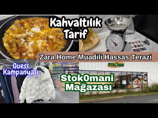 Stokomani Mağazasında Guess Kampanyası | KAHVALTILIK TARİF | Kışlık Alışveriş Vlog ️