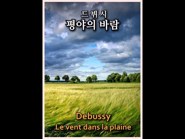 드뷔시 평야의 바람 / Debussy Préludes, Book 1 - No.3 Le Vent dans la plaine