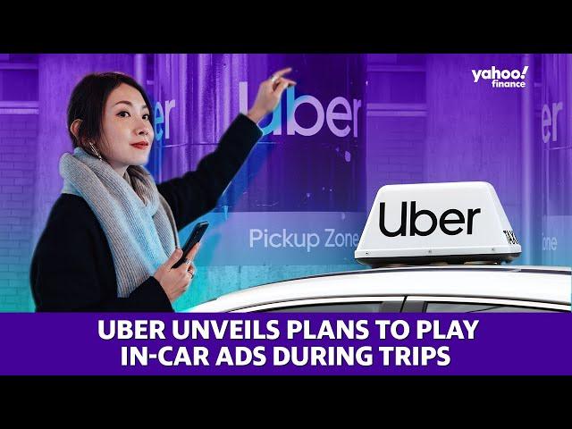 Uber unveils plans to play in-car ads during trips