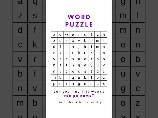 Word Puzzle (Find The Name)