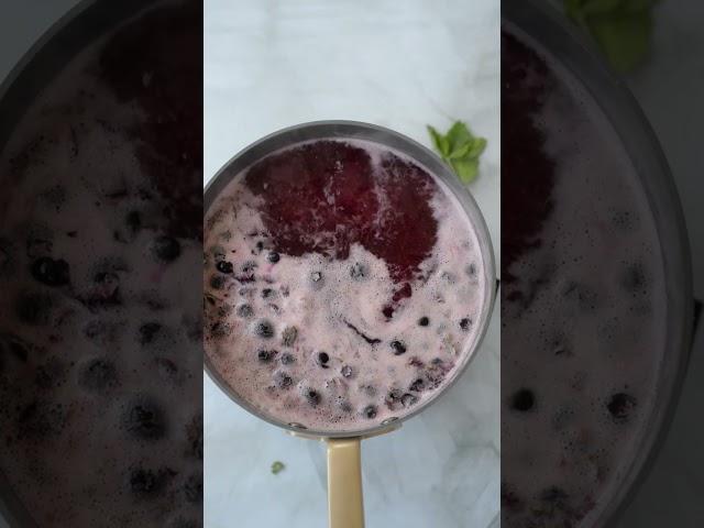 Blueberry Lemonade Granita